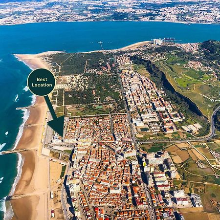 Sea View & Sundown, 150M From The Beach And Surf Spots Costa de Caparica Exteriér fotografie