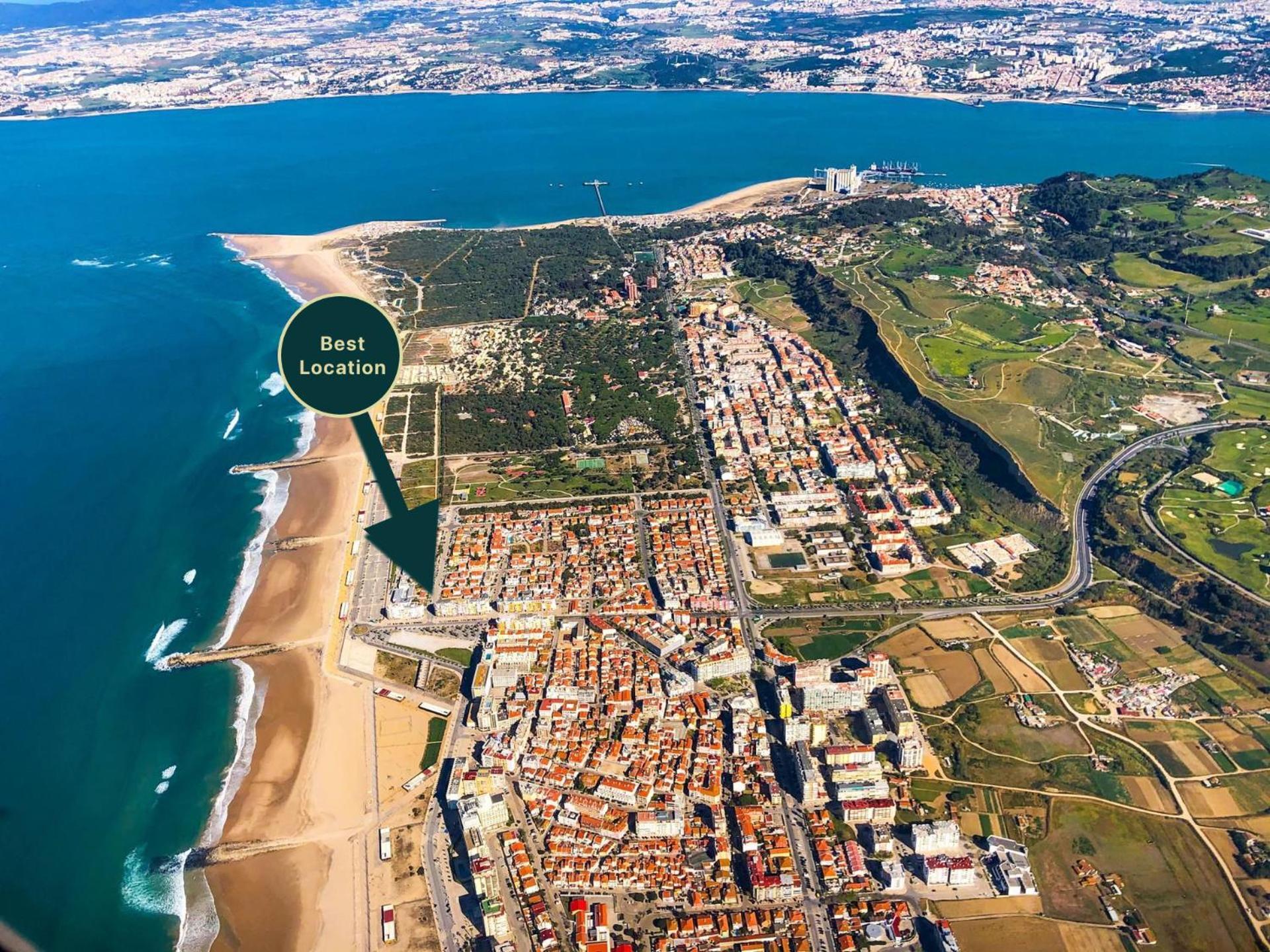 Sea View & Sundown, 150M From The Beach And Surf Spots Costa de Caparica Exteriér fotografie